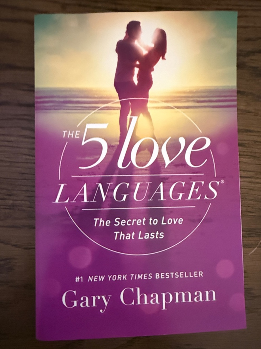 The 5 Love Languages by Gary Chapman - Pink & Purple Cover